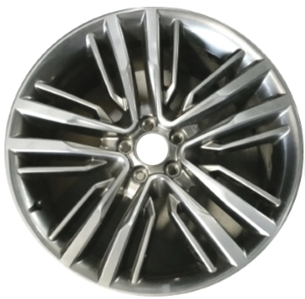 Refurbished 2015-2018 Lincoln Mkc 20" Polished Dark Smoked Hyper Silver Aluminum Alloy Factory OEM Wheel (OW-ARKR63-U91)