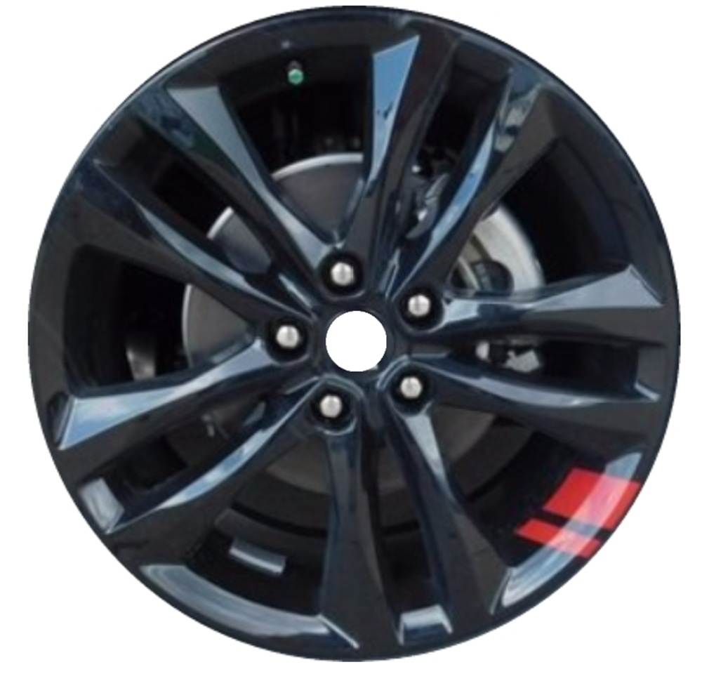 ALY05857U45 OEM Factory Wheel 19" 5x115.0 Black With Red Stripe