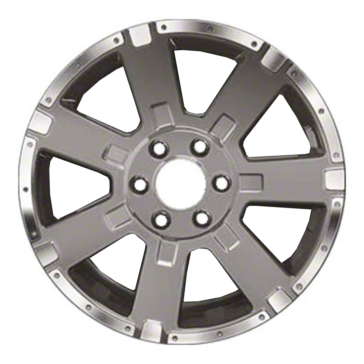 OW-GZ9N7G OEM & Replacement Wheel 20" Dark Gray Flange Cut