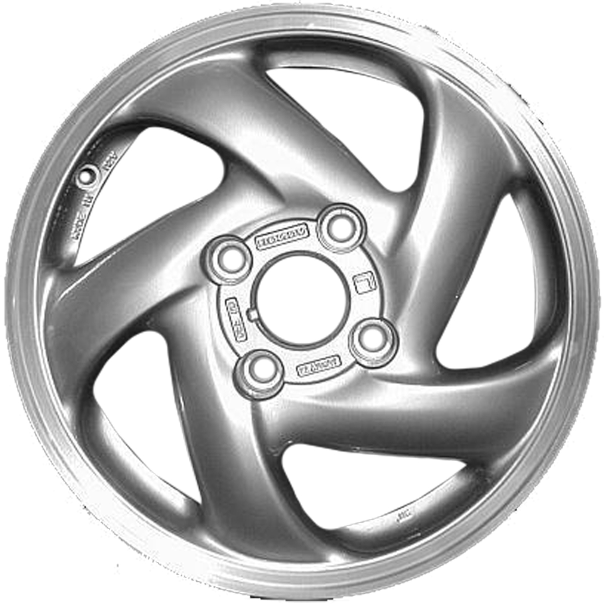 OW-ASH3PJ-L10 OEM Factory Wheel 15" Sparkle Silver W/gray Flakes