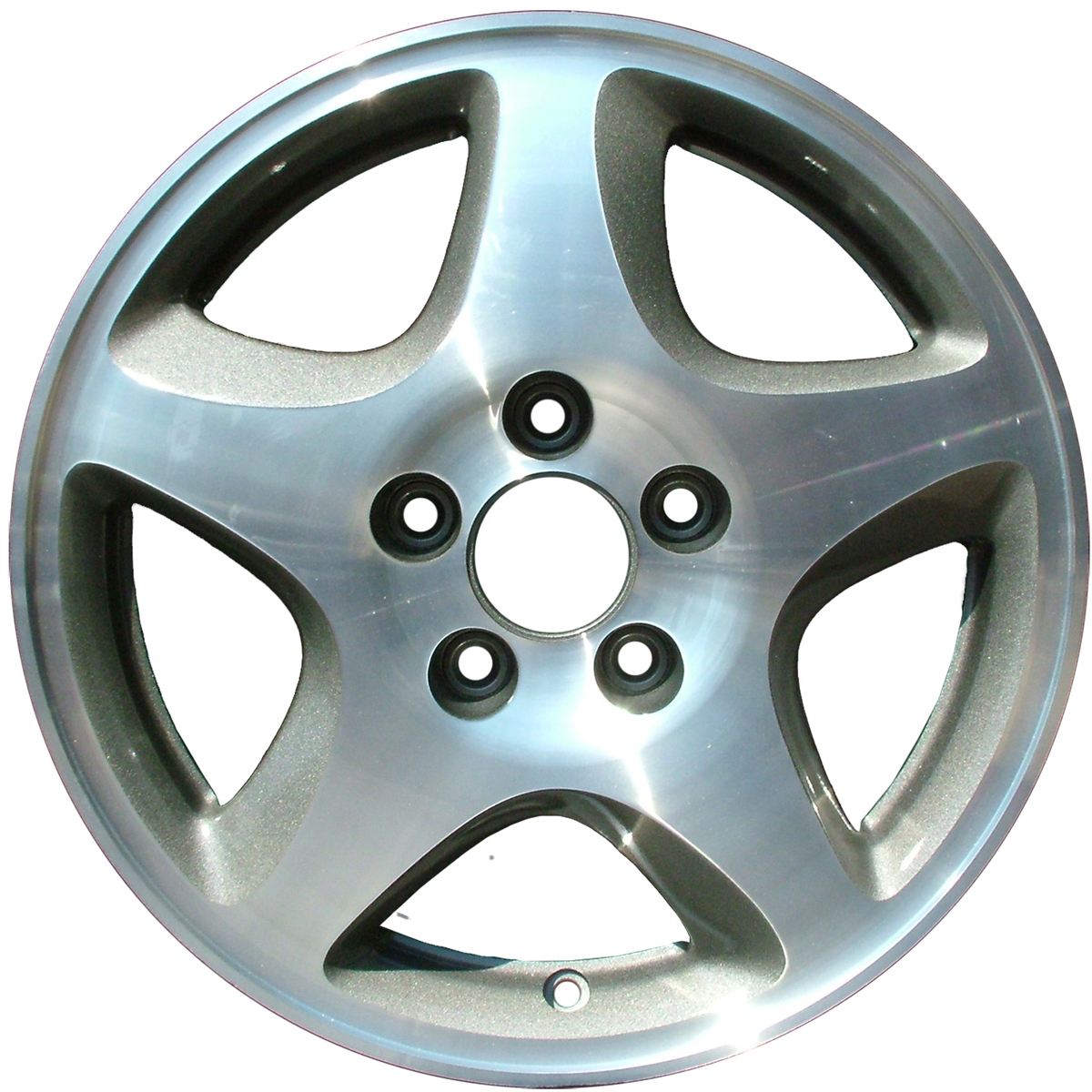 OW-A8SMFW-U10 Reconditioned OEM Wheel 16" 5x4.5 Machined W/medium Metallic Gray Textured
