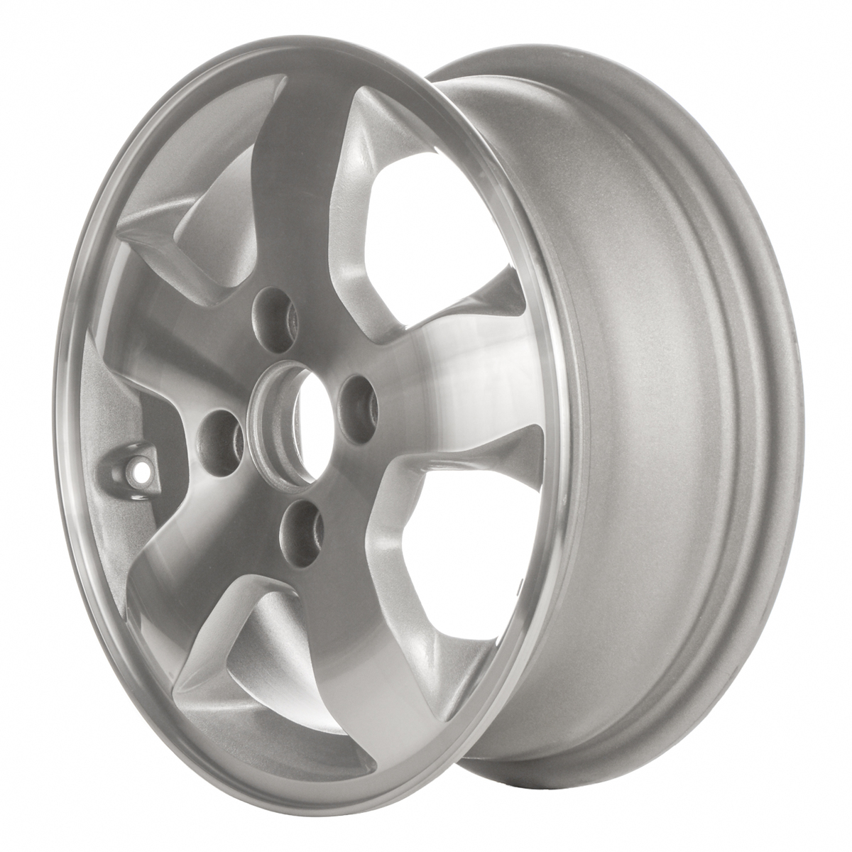 OW-ANTZEU OEM Factory Wheel 15" 4x4.5 Medium Sparkle Silver Textured