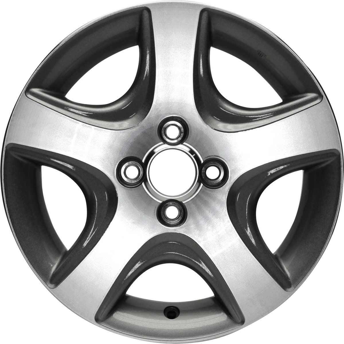 OW-AHTZNM-U35 OEM Factory Wheel 15" 4x100.0 Machined W/medium Gray Vent
