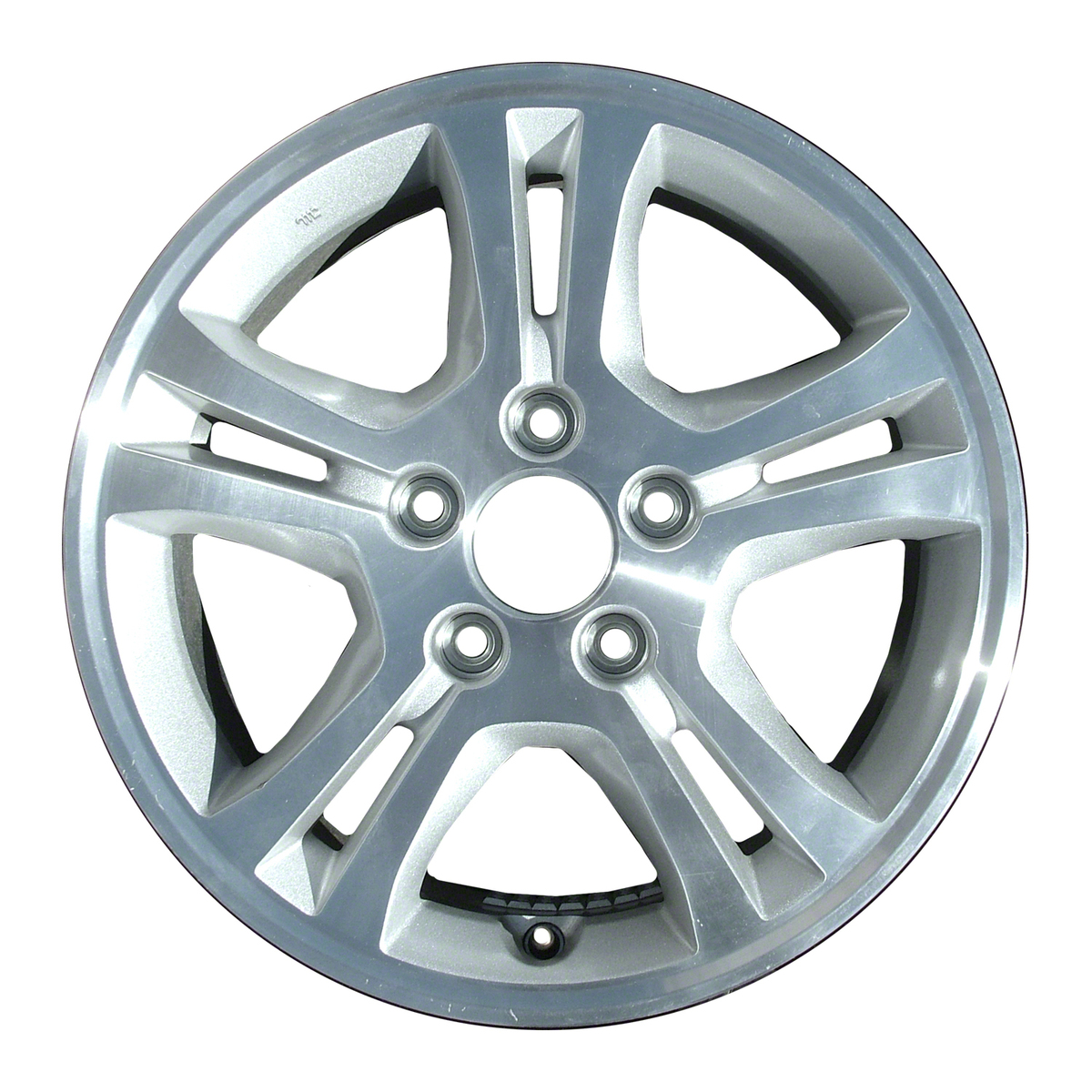 OW-KNQYD9 OEM & Replacement Wheel 16" 5x4.5 Machined And Sparkle Silver Textured