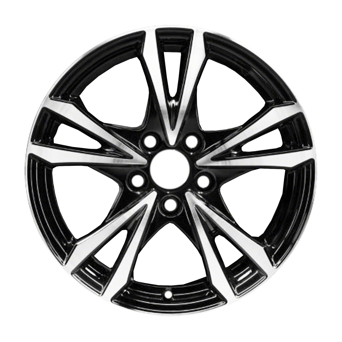OW-RTY7NF OEM & Replacement Wheel 17" 5x4.5 Machined And Gloss Black