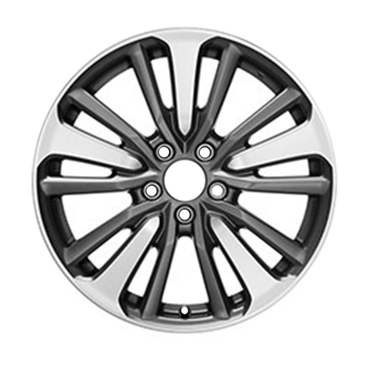 Refurbished 2016-2017 Honda Accord 18" Machined And Dark Silver Aluminum Alloy Factory OEM Wheel (OW-A6JEX9-U10)