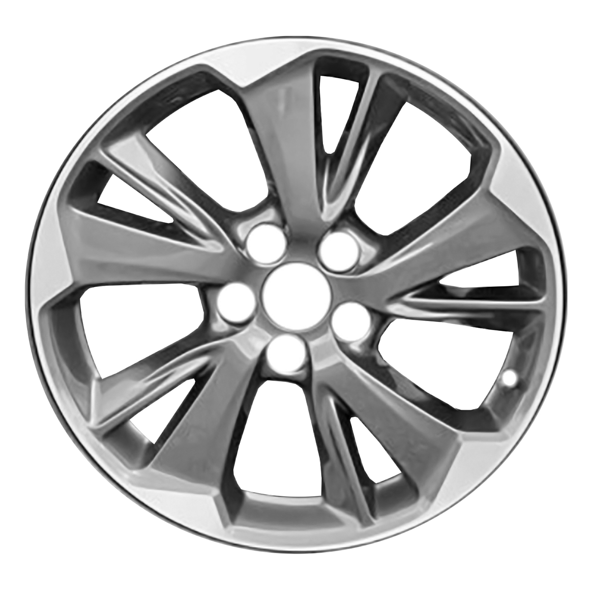ALY10410U30 OEM Factory Wheel 19" Machined Flange Dark Charcoal Metallic