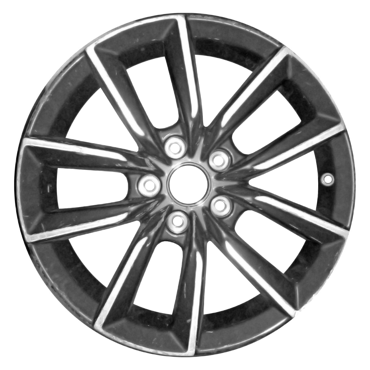 OW-USBZ3T OEM & Replacement Wheel 17" Machined Medium Charcoal