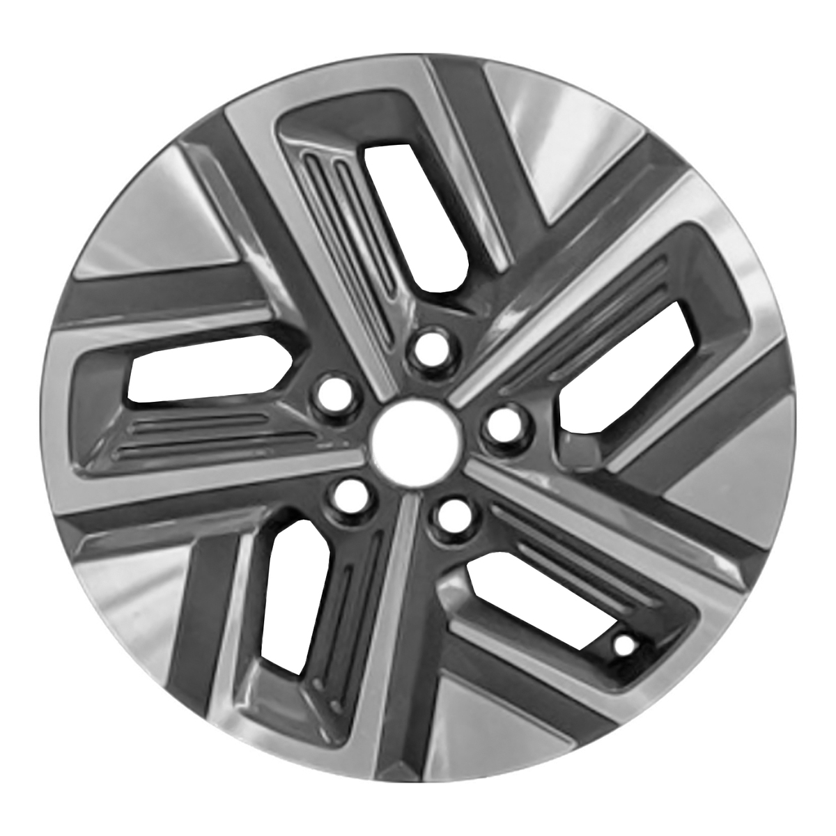 OW-ZKVUXK OEM Factory Wheel 17" 5x4.5 Machined Dark Metallic Charcoal