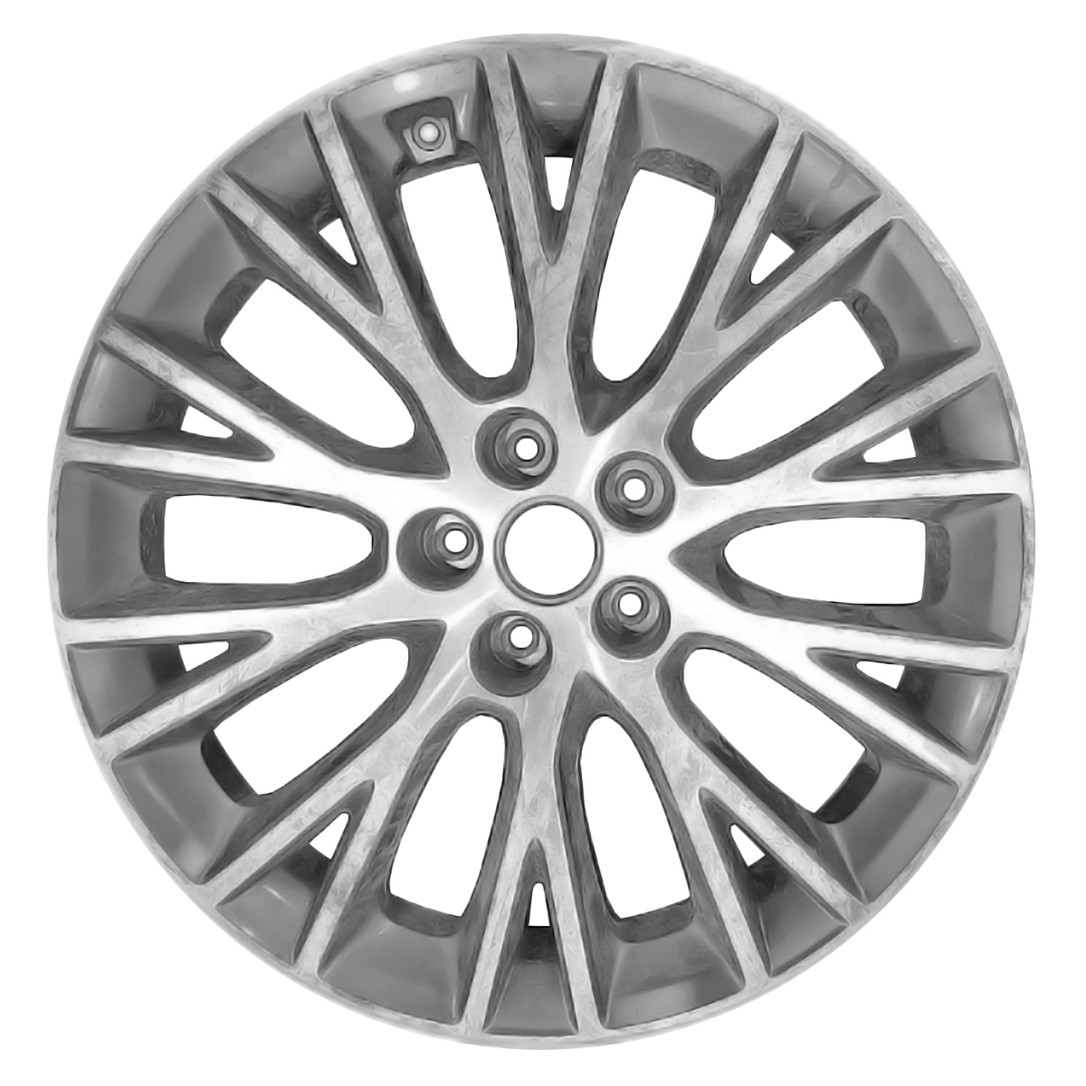 OW-UCBZE2 OEM & Replacement Wheel 19" 5x4.5 Machined Dark Silver Metallic