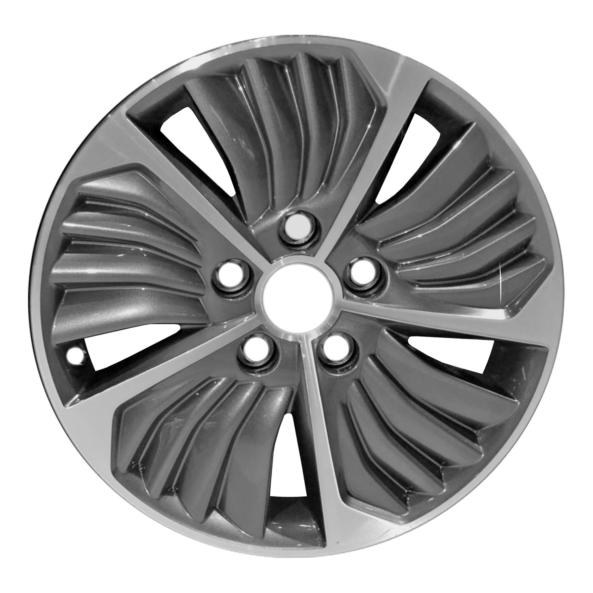 ALY96864U35 OEM Factory Wheel 16" 5x4.5 Machined Medium Charcoal Metallic