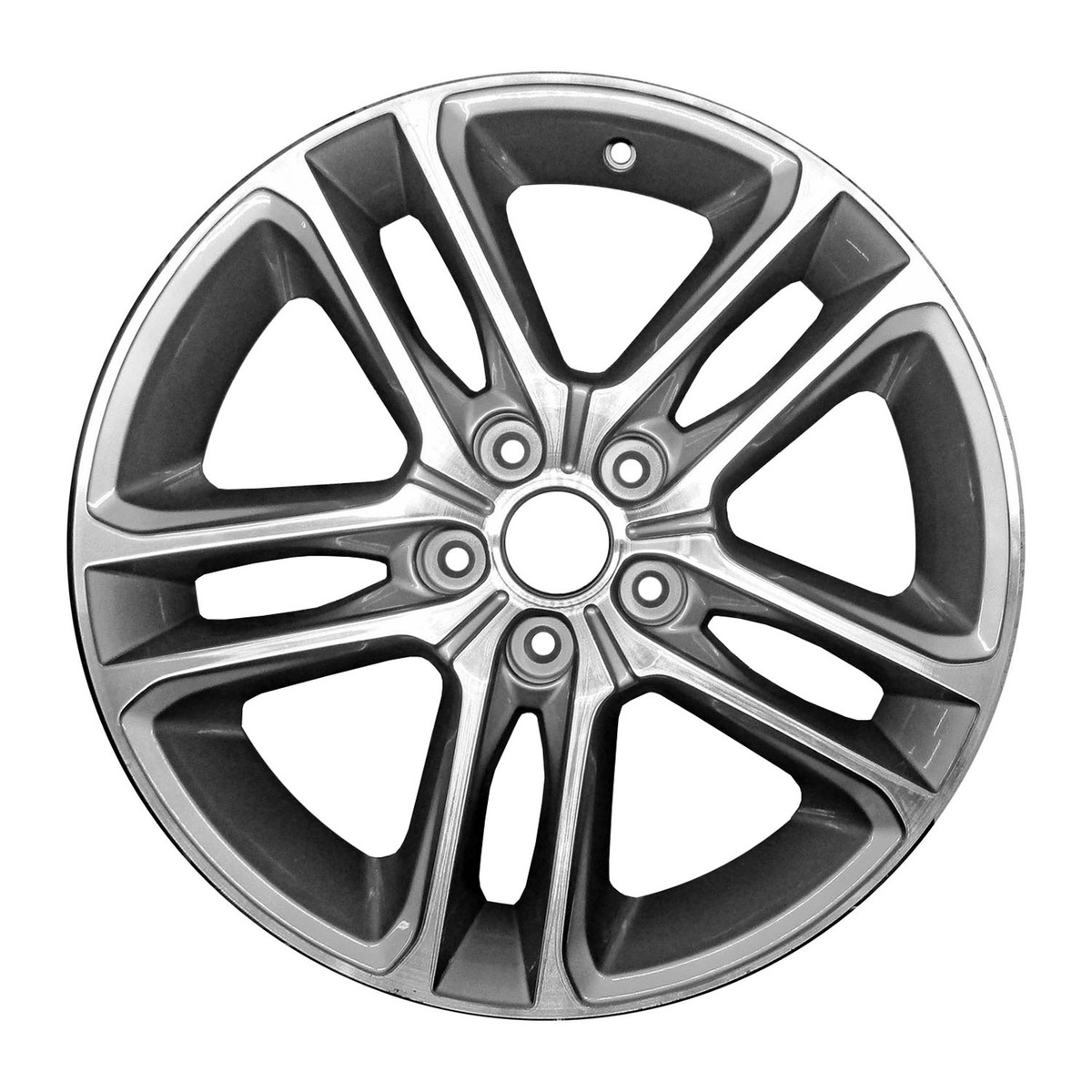 ALY96220A10 OEM Factory Wheel 18" 5x4.5 Machined And Medium Silver