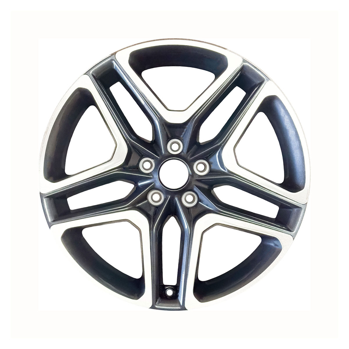 OW-ACQ27W-U30 Reconditioned OEM Wheel 19" 5x4.5 Machined / Dark Bluish Charcoal Metallic Accents