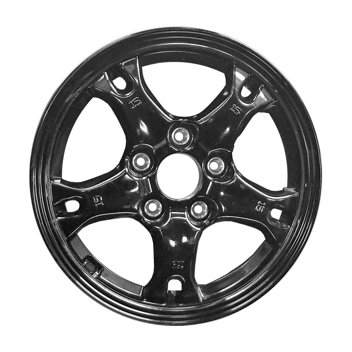 OW-RWHD45 OEM Factory Wheel 15" 5x4.5 All Painted Black