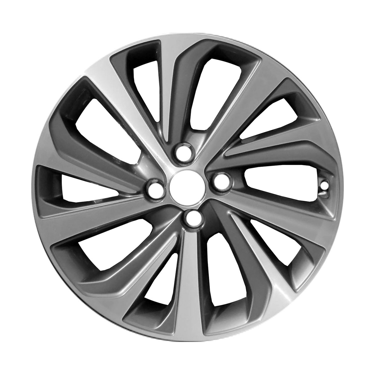 OW-G5Y4M4 OEM Factory Wheel 17" 4x100.0 Machined And Light Charcoal