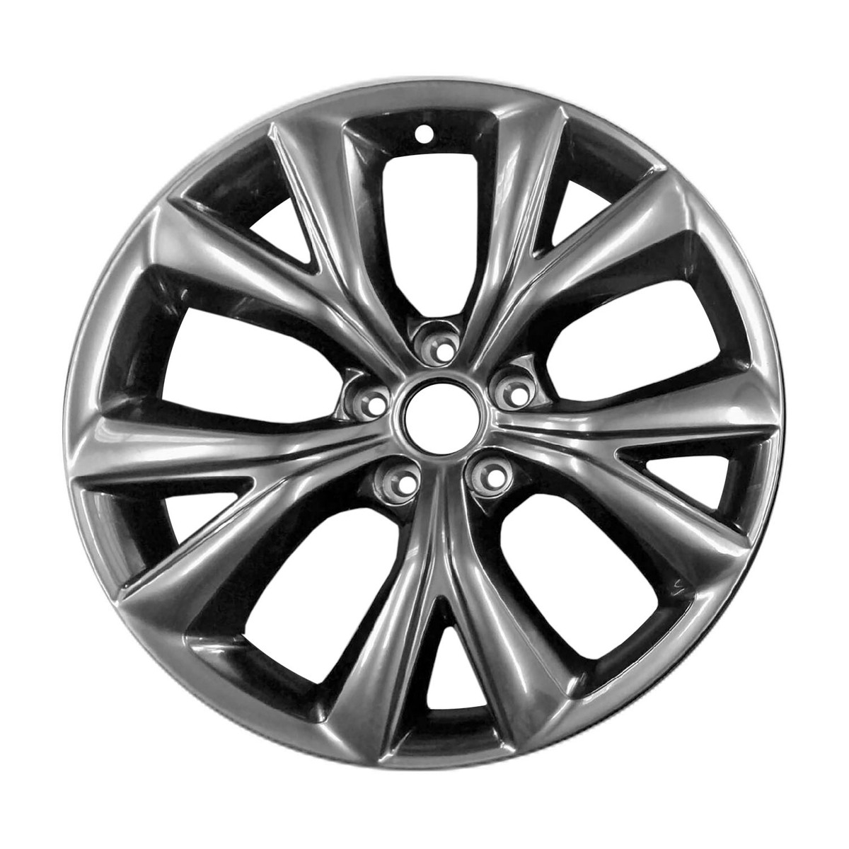 OW-CP4MK9 OEM Factory Wheel 19" 5x4.5 All Painted Deep Black Smoked Hyper Silver
