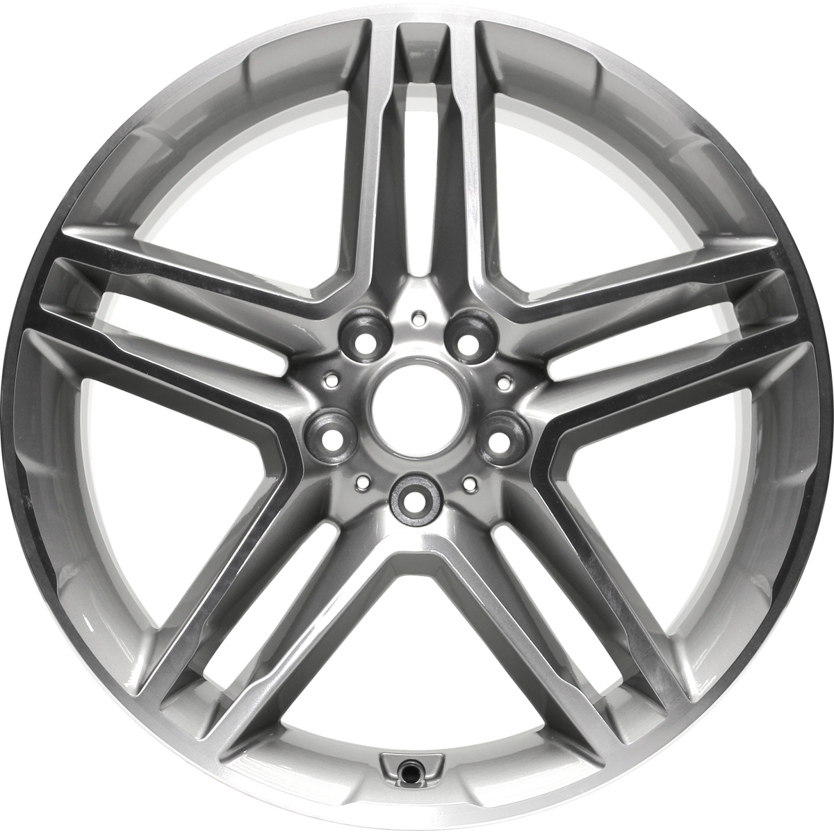 OW-Z6WPAD OEM & Replacement Wheel 19" 5x4.5 Machined And Dark Silver