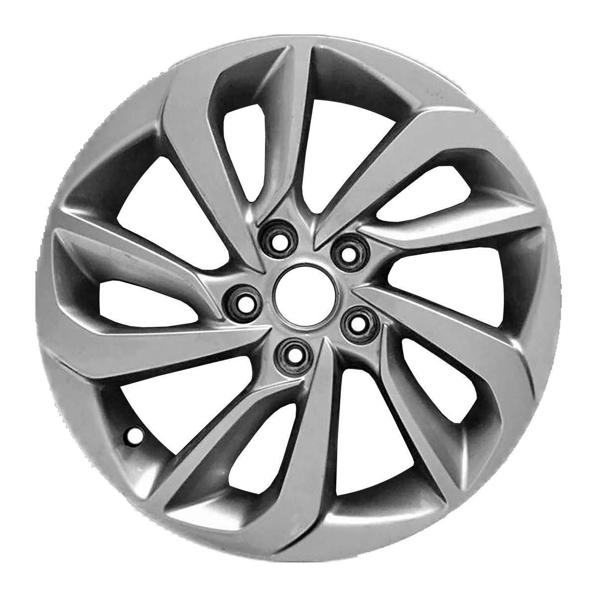 OW-TFV4PZ OEM Factory Wheel 17" 5x4.5 All Painted Medium Silver Metallic