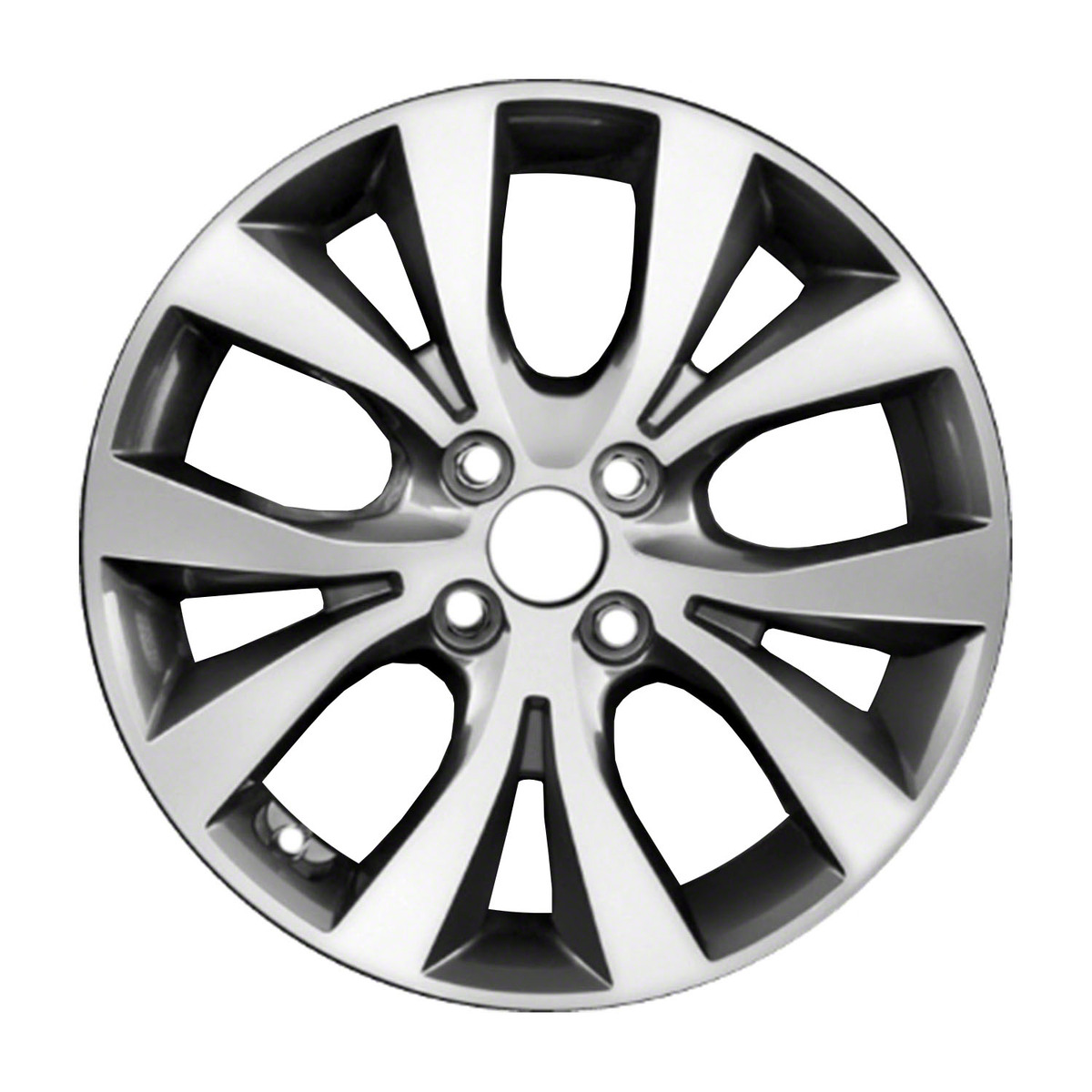 OW-58Q7BN OEM Factory Wheel 16" 4x100.0 Machined And Dark Charcoal Metallic