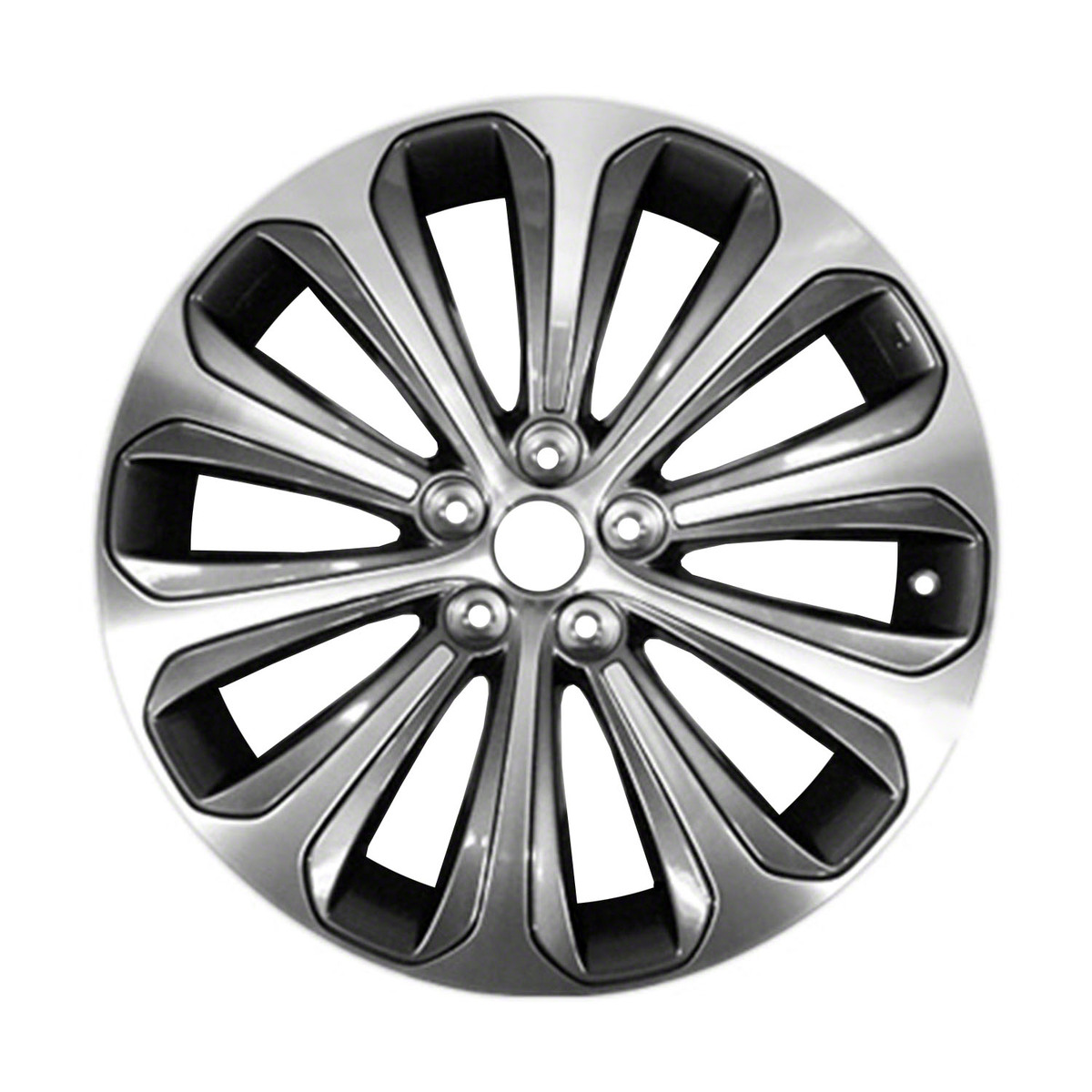 OW-2QJX9S OEM & Replacement Wheel 19" 5x4.5 Machined And Charcoal