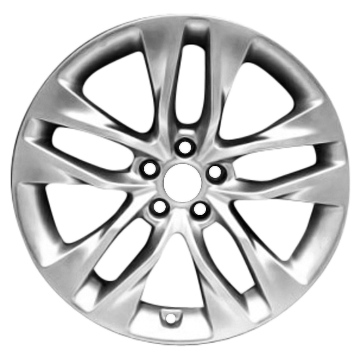 OW-5ZGE88 OEM Factory Wheel 19" 5x4.5 All Painted Light Smoked Hypersilver