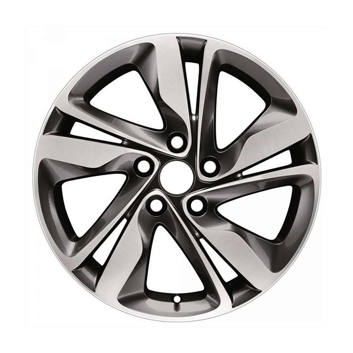 OW-TVW8TP OEM Factory Wheel 17" 5x4.5 Machined And Medium Charcoal