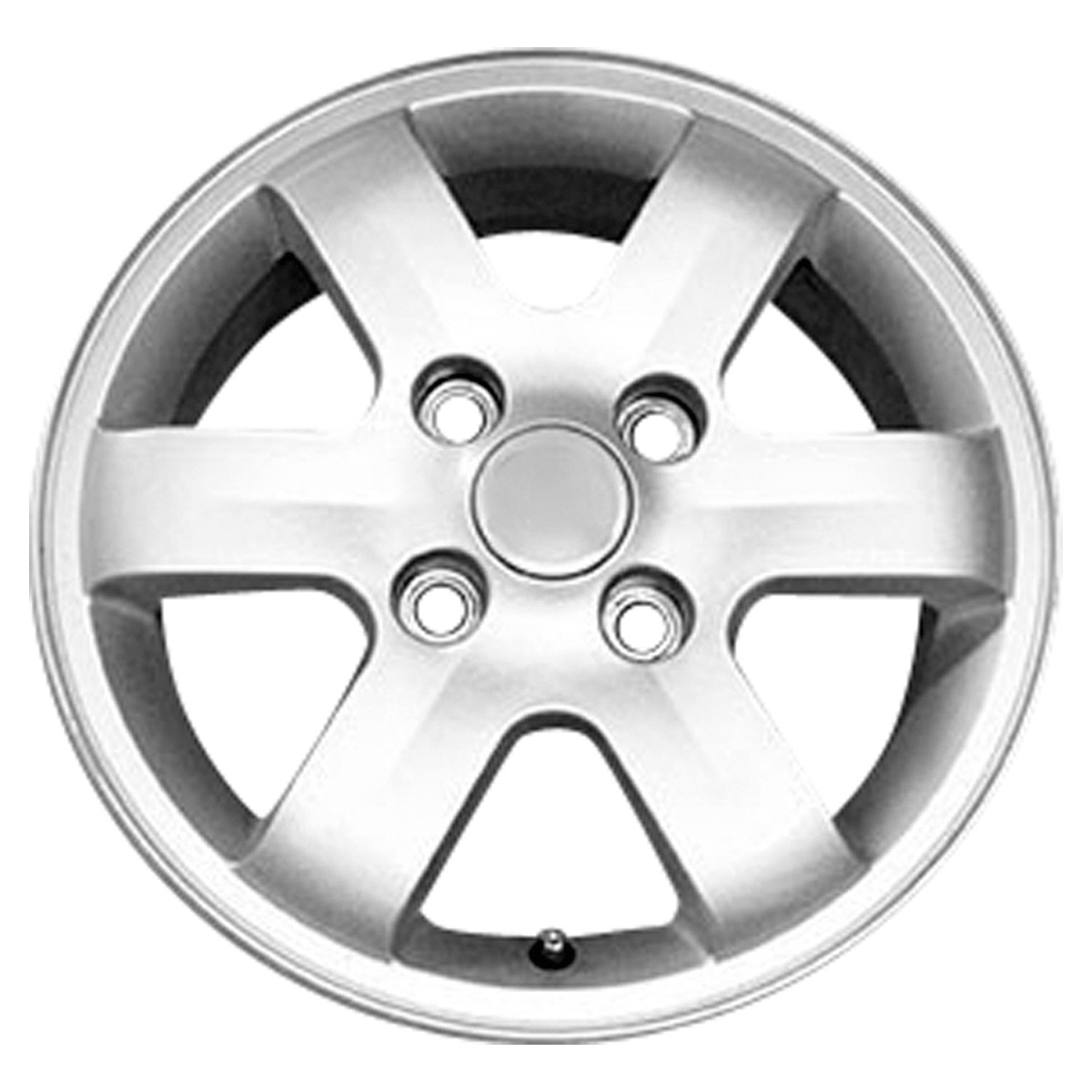OW-QGFYQ9 OEM & Replacement Wheel 15" 4x4.5 All Painted Bright Silver Metallic