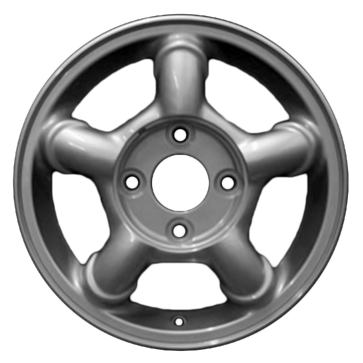 OW-UHTJW5 OEM & Replacement Wheel 14" 4x4.5 Silver Full Face