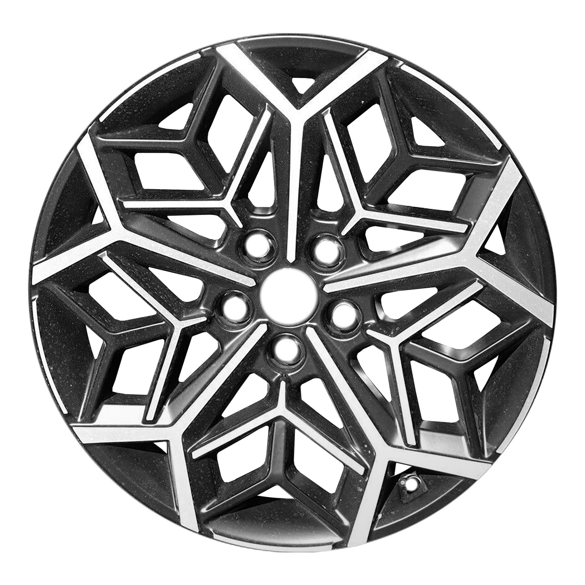 OW-8JDZCF OEM & Replacement Wheel 19" 5x4.5 Machined Black Matte