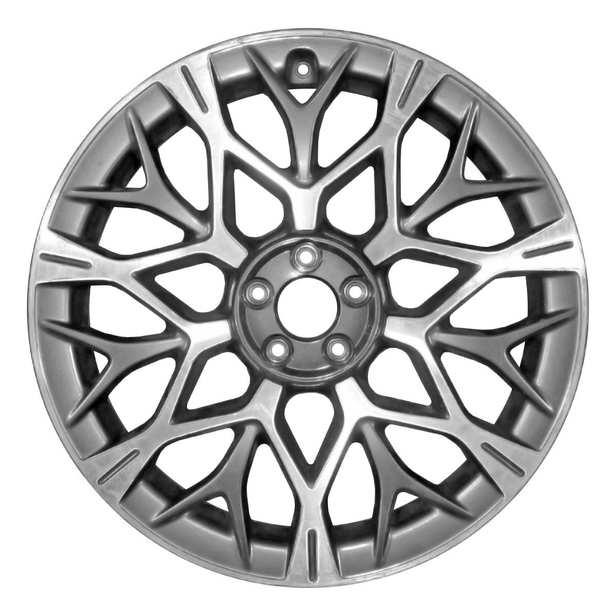 OW-54P3KF OEM & Replacement Wheel 21" 5x4.5 Machined Dark Charcoal Metallica