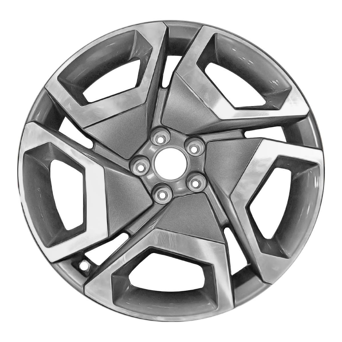 OW-EPDDQM OEM Factory Wheel 20" 5x4.5 Machined Medium Charcoal Metallic