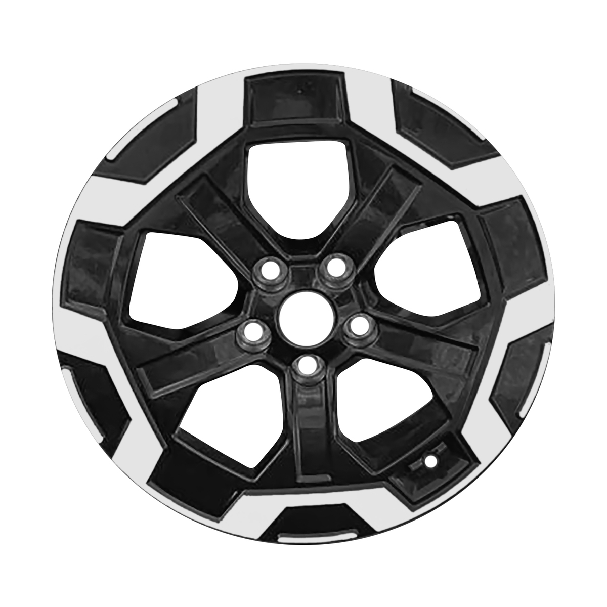 OW-AG5YCR OEM & Replacement Wheel 18" 5x4.5 Machined Gloss Black