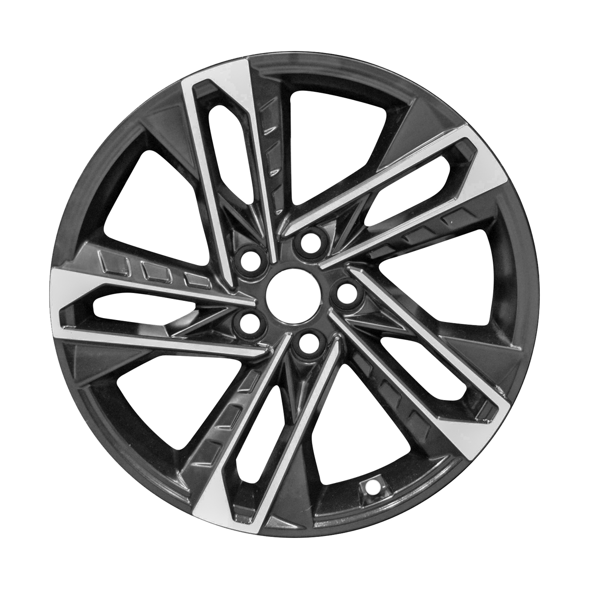 ALY94041U45 OEM Factory Wheel 19" 5x4.5 Machined Black Matte