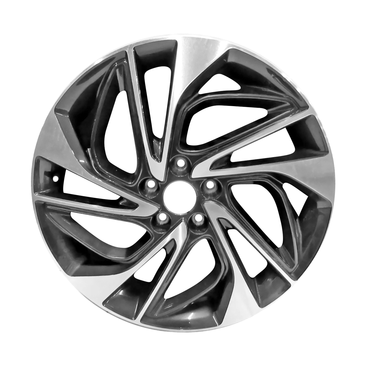 OW-BGJZ2E OEM & Replacement Wheel 19" 5x4.5 Machined Dark Charcoal