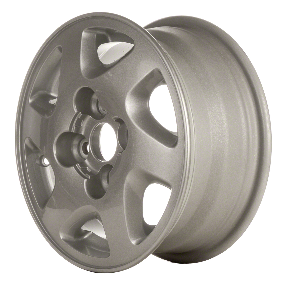 OW-YFDD45 OEM & Replacement Wheel 14" 4x4.5 Silver Sparkle Full Face