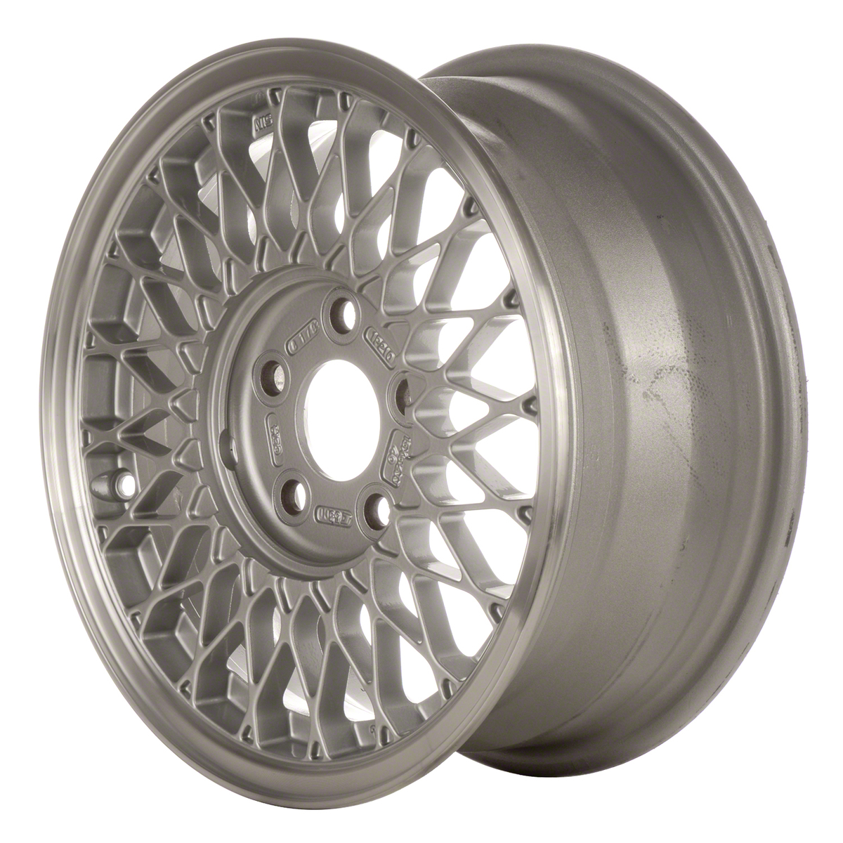 OW-MJSFCV OEM & Replacement Wheel 15" 5x4.5 Machined Lip Silver Face