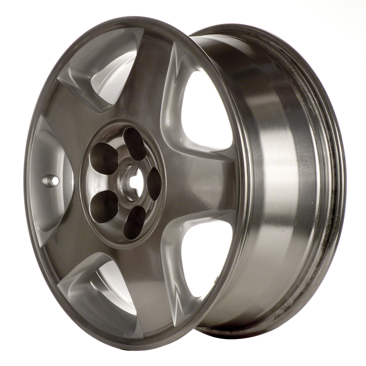 OW-A3CUP9-U80 Reconditioned OEM Wheel 17" 5x4.5 Silver Windows W/polished Face Hand Masked