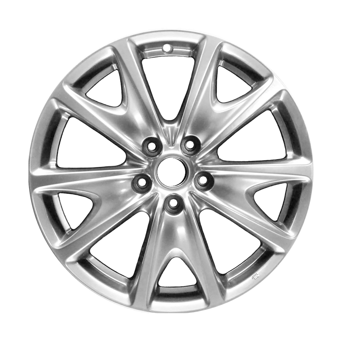 OW-34N86E OEM & Replacement Wheel 18" 5x4.5 All Painted Bright Smoked Hypersilver