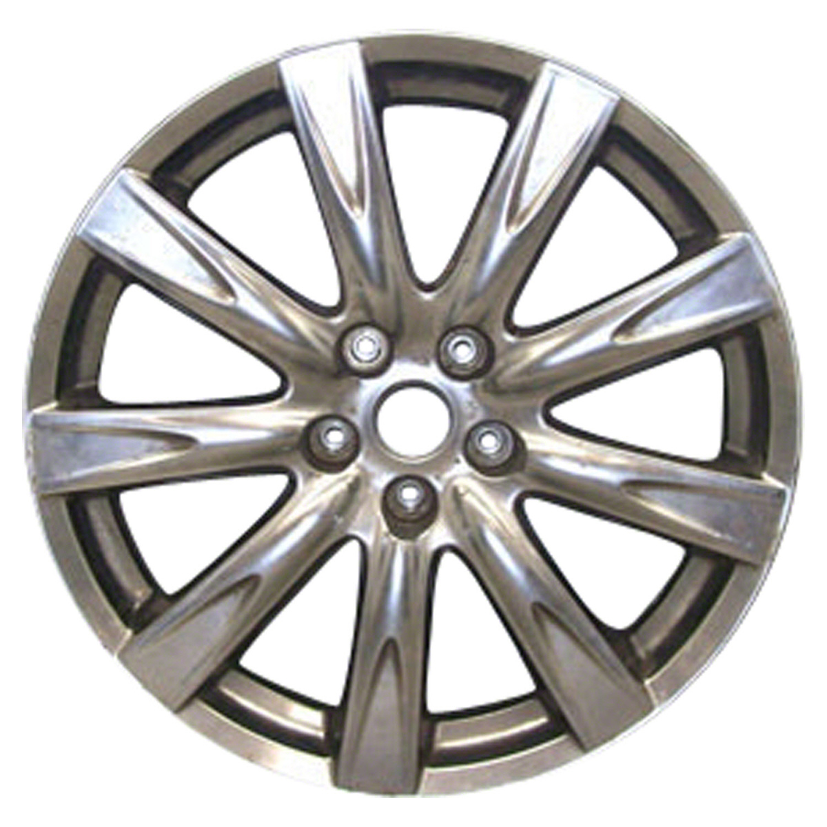 OW-3ES7GQ OEM & Replacement Wheel 19" 5x4.5 All Painted Medium Smoked Hyper Silver