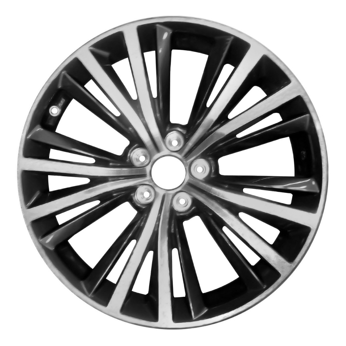 OW-HRNXQ5 OEM Factory Wheel 19" 5x4.5 Machined And Medium Charcoal Metallic