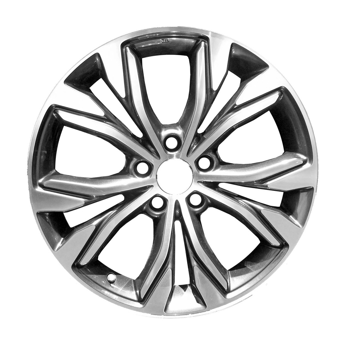 OW-SWZGC5 OEM Factory Wheel 18" 5x112.0 Machined And Dark Bluish Charcoal Metallic