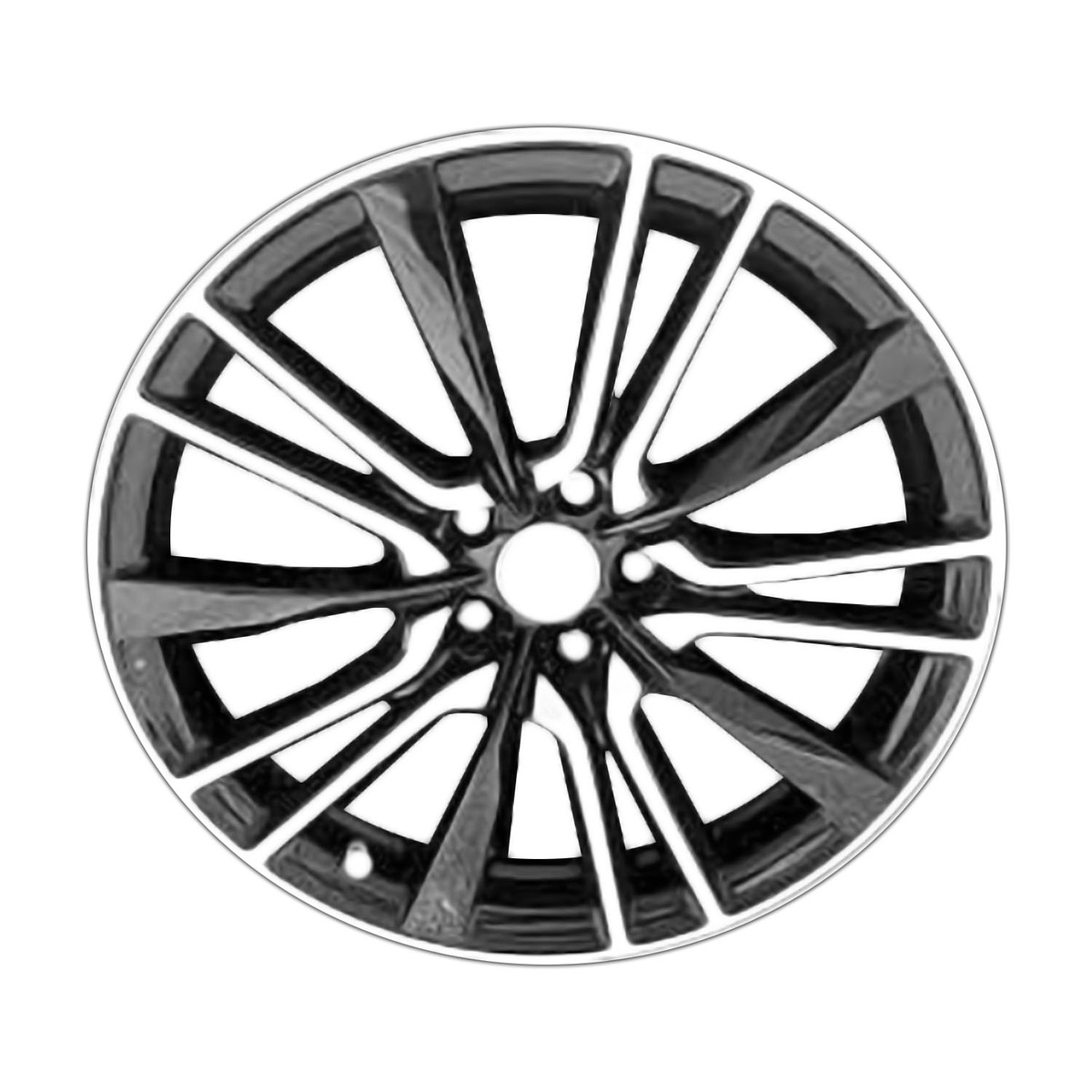 OW-PUNXPM OEM Factory Wheel 19" 5x4.5 Machined With Black Accents
