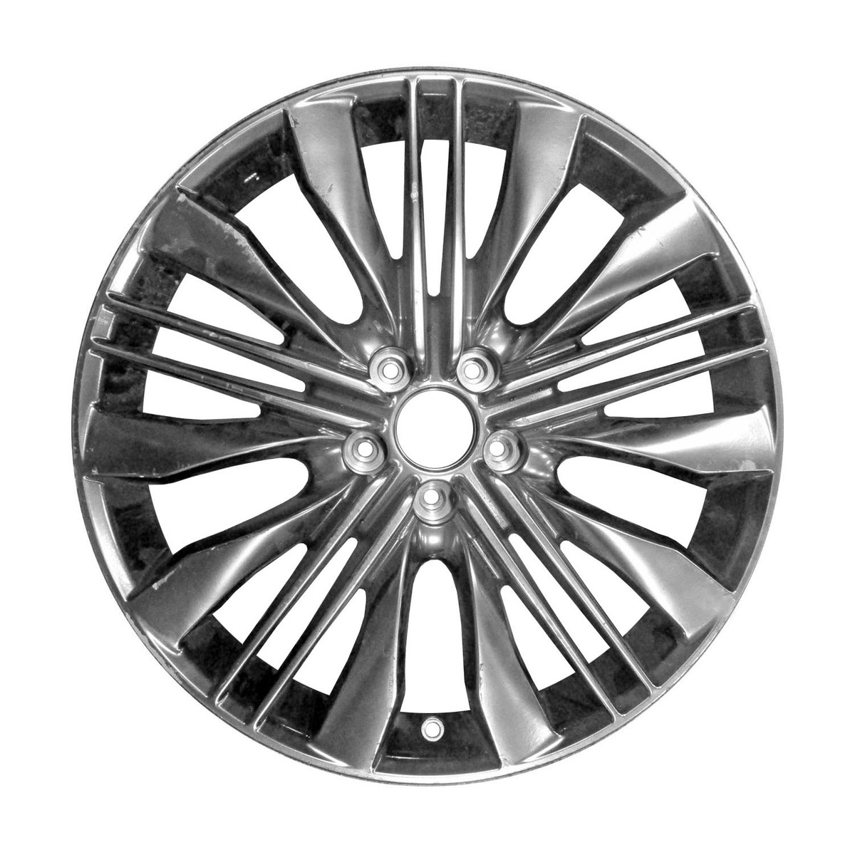 OW-5JPRTZ OEM Factory Wheel 20" 5x4.5 All Painted Deep Black Smoked Hyper Silver