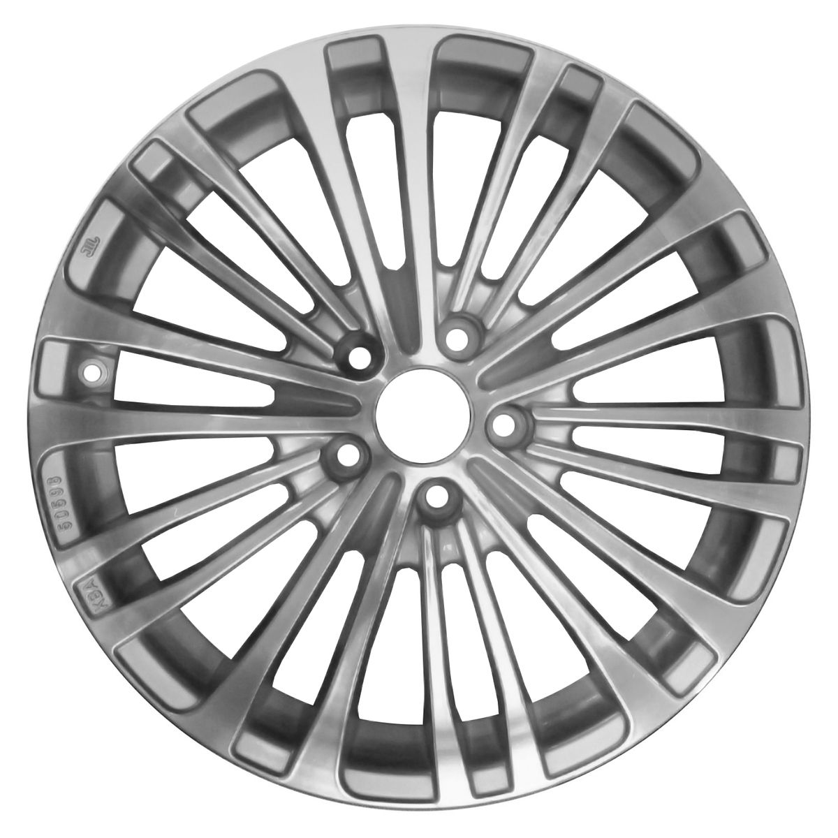 OW-JJSVCX OEM Factory Wheel 18" 5x112.0 Machined Bright Sparkle Silver