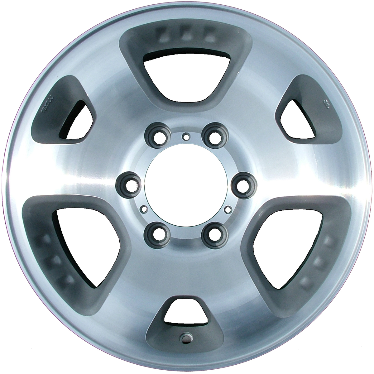OW-6F6Y7J OEM & Replacement Wheel 16" 6x5.5 Machined With Charcoal Pocket