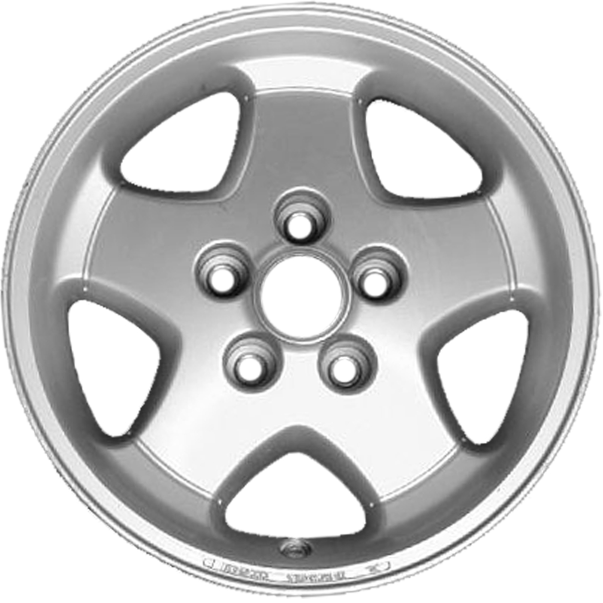OW-WRGYXY OEM & Replacement Wheel 16" 5x4.75 All Painted Silver