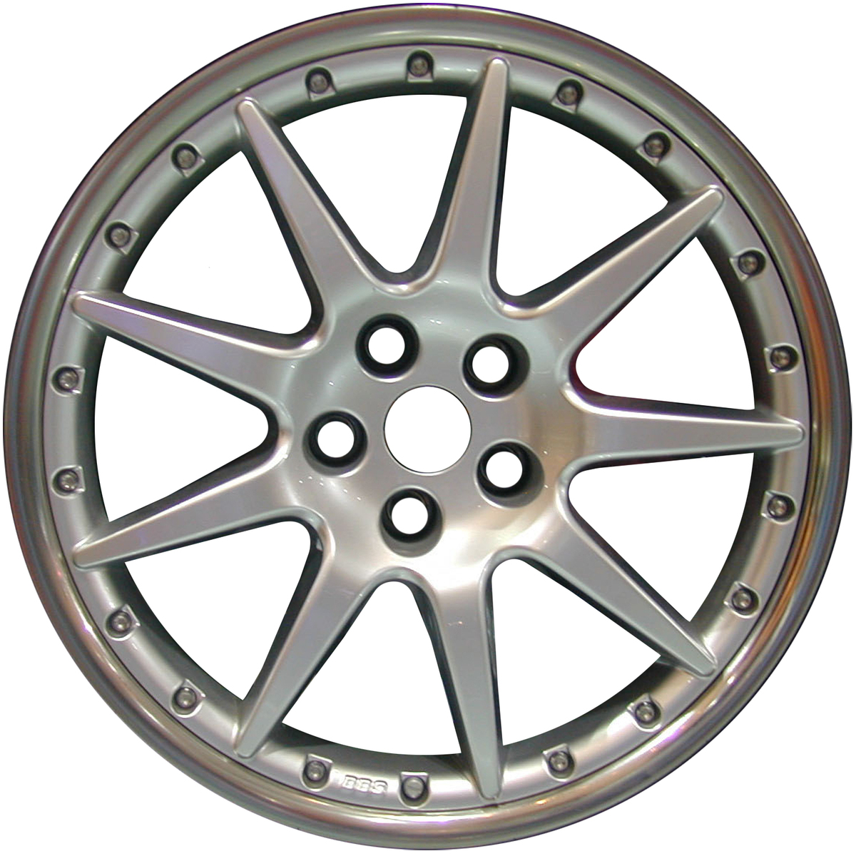 OW-8Q9UWR OEM & Replacement Wheel 20" 5x4.75 Polished Flange Bright Hyper Silver