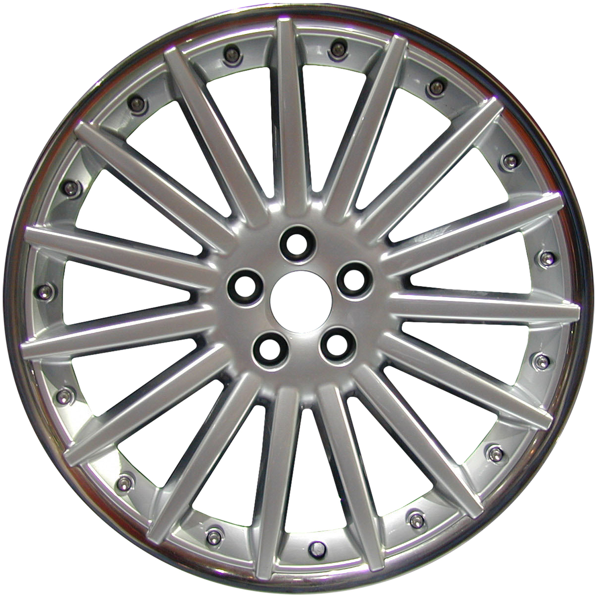 OW-3VXM3R OEM & Replacement Wheel 20" 5x4.25 Machined Flange Bright Hyper Silver