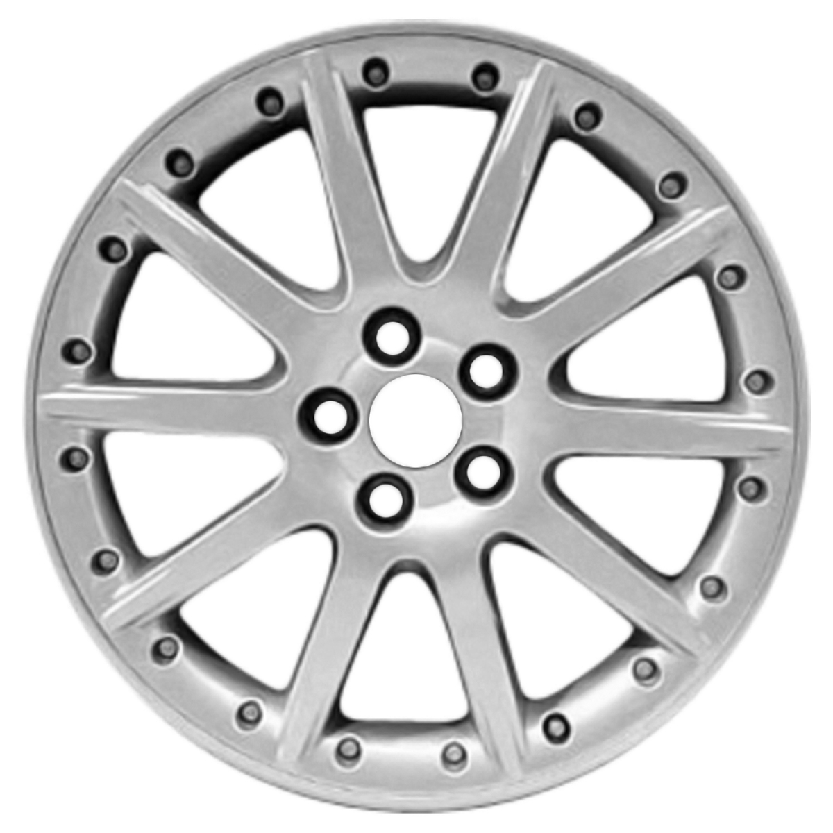 OW-SNZ55Z OEM & Replacement Wheel 18" 5x4.25 Sparkle Silver Full Face