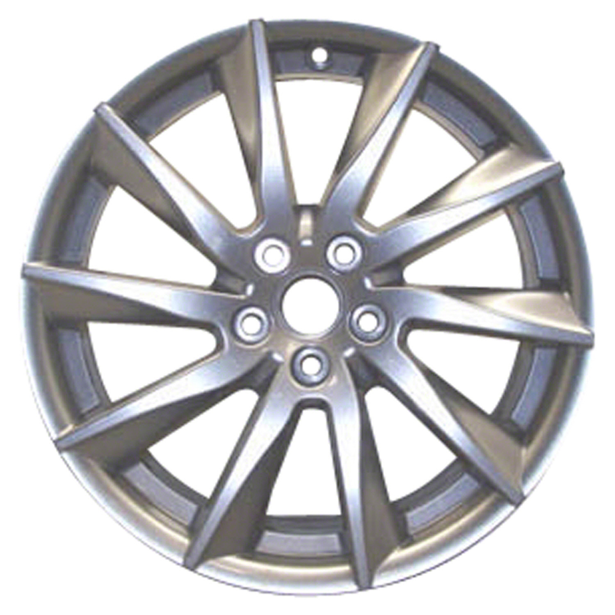 OW-K9FZNJ OEM Factory Wheel 18" 5x108.0 All Painted Sparkle Silver Metallic